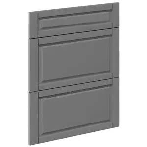 Előlap szekrény Luxeo F13-D60S3-AX hampton dark grey kép