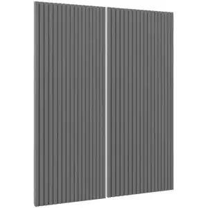 Előlap szekrény Luxeo F14-D80_D80Z ryfla dark grey kép