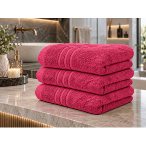 Comfort Maxi 100x180 cm bíbor fürdőlepedő, 100% pamut kép