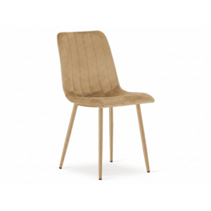 Bézs bársony szék LAVA CAMEL BEIGE kép
