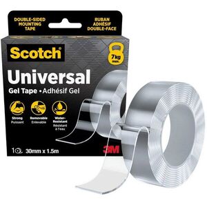3M Scotch® Univerzální gelová oboustranná páska, transparentní, 30 mm × 1, 5 m kép