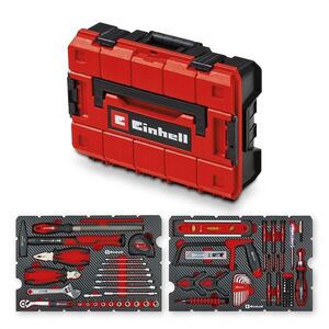 Einhell E-Case kéziszerszám és tartozék szerelőkészlet, 87 db, 49370518 kép