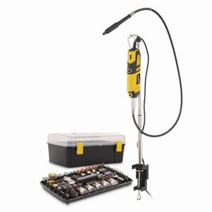 POWERPLUS POWX1326 egyenes csiszoló 160 W + 220 db tartozék kép