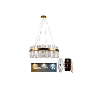 LED állítható fényerejű kristály csillár kábellel LED/80W/230V + DO J6332/C kép
